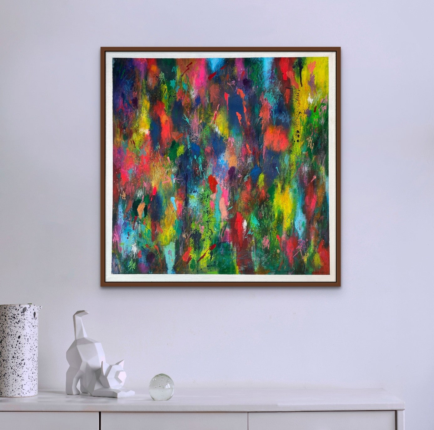 'MCHCLR', 2023, acrylic on canvas, 80 x 80 cm