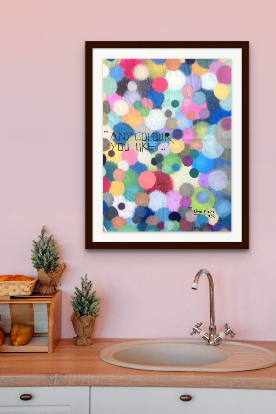 'ANY COLOUR YOU LIKE', 2018, acrylic on paper, 55 x 40 cm