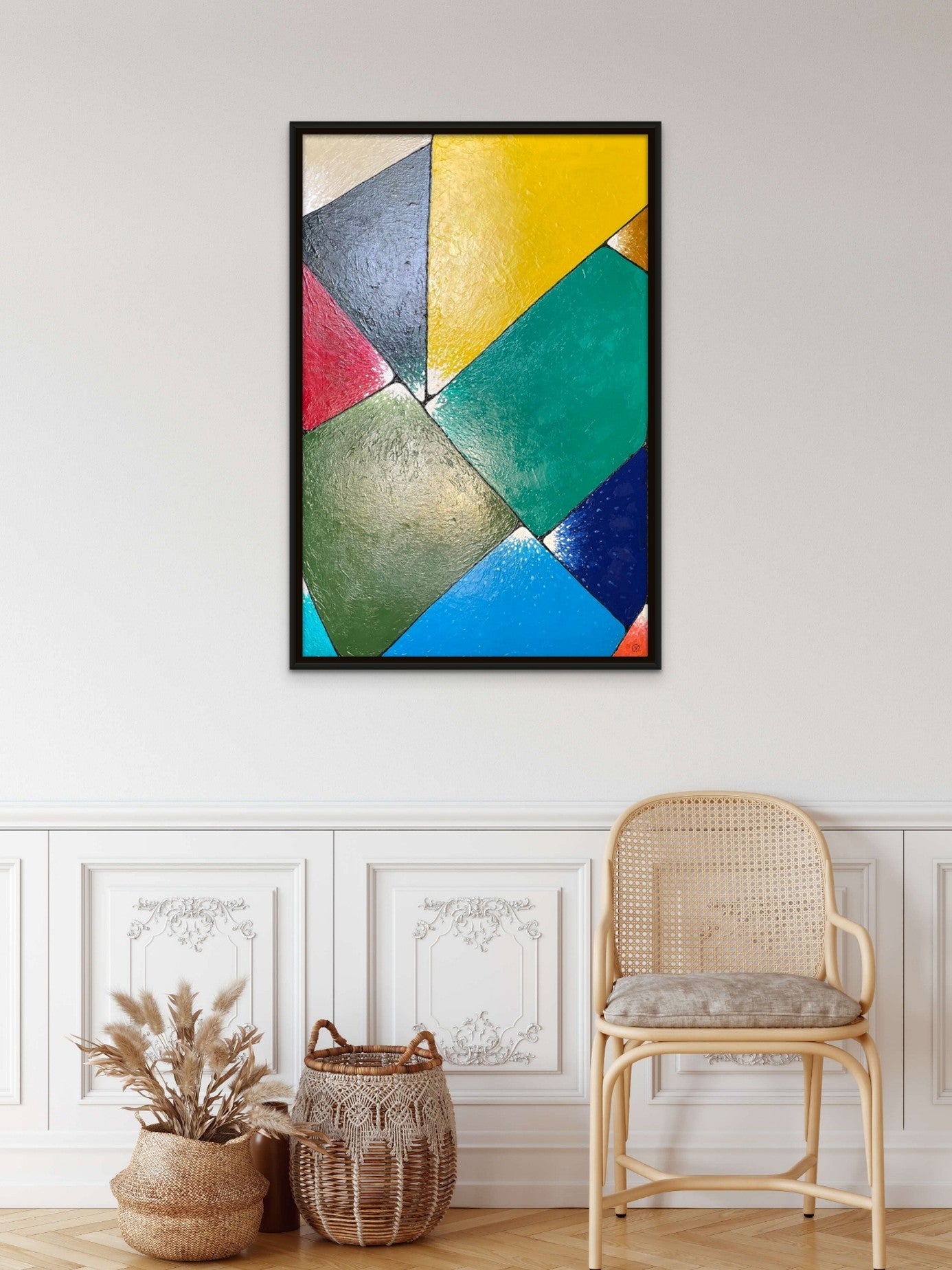 'FIELDS', 2023, acrylic on canvas, 90 x 60 cm