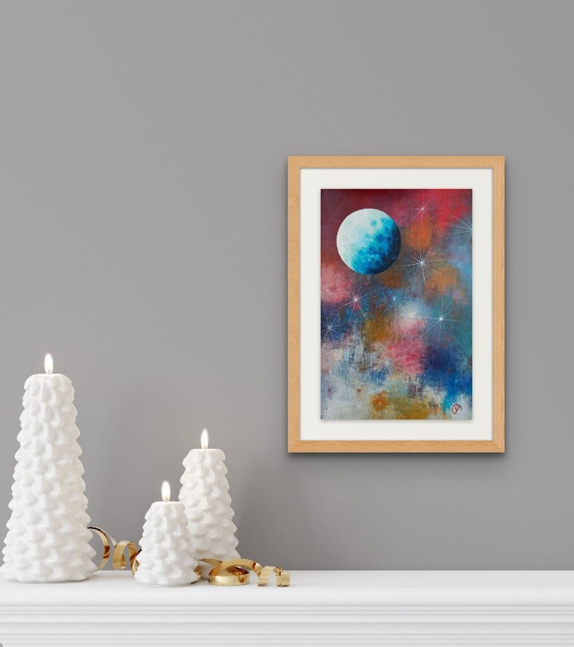 'MULTICOLORED', 2019, acrylic on paper, 30 x 20 cm